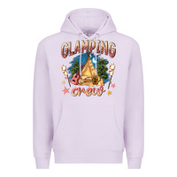 Lilac glamping crew Premium Hoodie - NancyCooperArtShop