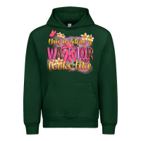 Forest Green this is what a warrior looks like Urban Hoodie - NancyCooperArtShop