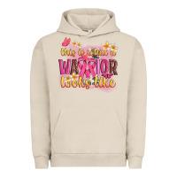 Pigment French Oak this is what a warrior looks like Urban Hoodie - NancyCooperArtShop