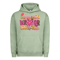 Pigment Oil Green this is what a warrior looks like Urban Hoodie - NancyCooperArtShop