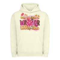 Pigment Pistachio this is what a warrior looks like Urban Hoodie - NancyCooperArtShop