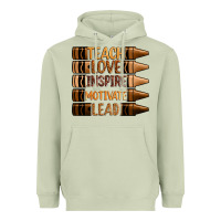 Matcha teach love inspire motivate lead Heavyweight Hoodie - Zillion Design Studio