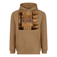 Toasted Coconut teach love inspire motivate lead Heavyweight Hoodie - Zillion Design Studio