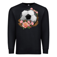 Black western soccer with roses Premium Sweatshirt - HRA Design Shop