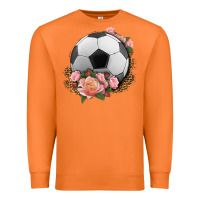 Carrot western soccer with roses Premium Sweatshirt - HRA Design Shop