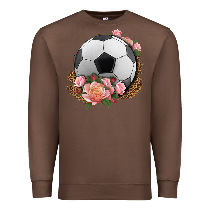 Western Soccer With Roses Premium Sweatshirt by HRA Design Shop | Teevron