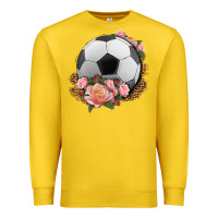 Lemon western soccer with roses Premium Sweatshirt - HRA Design Shop