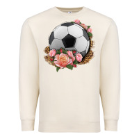 Sandshell western soccer with roses Premium Sweatshirt - HRA Design Shop