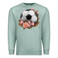 Seafoam western soccer with roses Premium Sweatshirt - HRA Design Shop