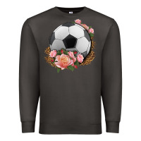 Smoke western soccer with roses Premium Sweatshirt - HRA Design Shop