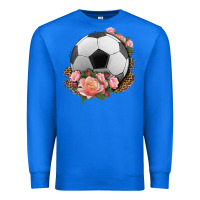 True Royal western soccer with roses Premium Sweatshirt - HRA Design Shop