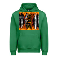 Emerald Western Firefighter Dad Urban Hoodie - LillyAllenDesigns