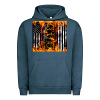 Pigment Midnight Navy Western Firefighter Dad Urban Hoodie - LillyAllenDesigns