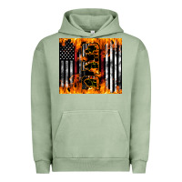 Pigment Oil Green Western Firefighter Dad Urban Hoodie - LillyAllenDesigns