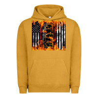 Pigment Peanut Butter Western Firefighter Dad Urban Hoodie - LillyAllenDesigns