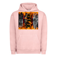 Pigment Salmon Western Firefighter Dad Urban Hoodie - LillyAllenDesigns