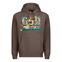 Coffee god is my refugee and strength Premium Hoodie - NancyCooperArtShop