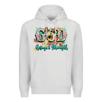 Dove Grey god is my refugee and strength Premium Hoodie - NancyCooperArtShop
