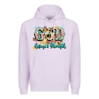 Lilac god is my refugee and strength Premium Hoodie - NancyCooperArtShop