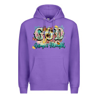 Purple god is my refugee and strength Premium Hoodie - NancyCooperArtShop