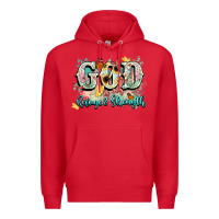 Red god is my refugee and strength Premium Hoodie - NancyCooperArtShop
