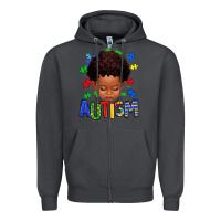 Smoke autism afro kid full face Zipper Hoodie - texasbilliewilder
