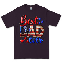 Plum Best Dad Ever Premium Tee - LillyAllenDesigns