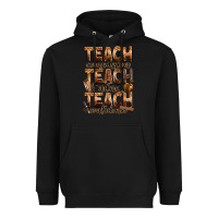 Black teach compassion teach kindness teach confidence Heavyweight Hoodie - Zillion Design Studio