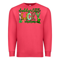 Cardinal St. Patrick's Day Daddy's little lucky charm Premium Sweatshirt - Neo Western