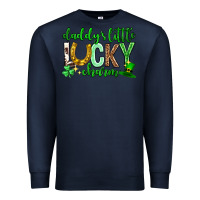 Navy St. Patrick's Day Daddy's little lucky charm Premium Sweatshirt - Neo Western