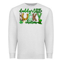 Oatmeal Heather St. Patrick's Day Daddy's little lucky charm Premium Sweatshirt - Neo Western
