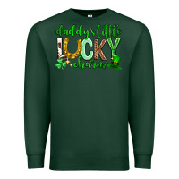 Sports Green St. Patrick's Day Daddy's little lucky charm Premium Sweatshirt - Neo Western