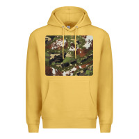 Antique Gold black and brown cowhide camouflage Premium Hoodie - BarkalooDesign