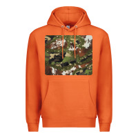 Carrot black and brown cowhide camouflage Premium Hoodie - BarkalooDesign
