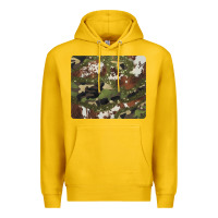 Lemon black and brown cowhide camouflage Premium Hoodie - BarkalooDesign