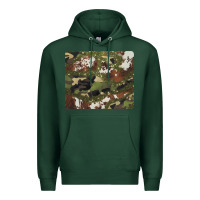 Sports Green black and brown cowhide camouflage Premium Hoodie - BarkalooDesign