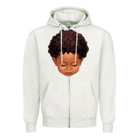 Cute Afro Boy Zipper Hoodie | Teevron