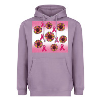 Lavender breast cancer awareness sunflower Heavyweight Hoodie - RanaPortraitStore