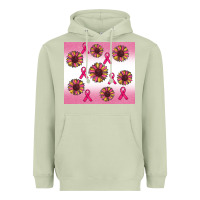 Matcha breast cancer awareness sunflower Heavyweight Hoodie - RanaPortraitStore