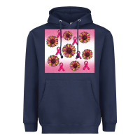 Breast Cancer Awareness Sunflower Heavyweight Hoodie | Teevron
