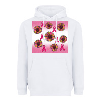 White breast cancer awareness sunflower Heavyweight Hoodie - RanaPortraitStore