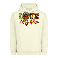 Pigment Pistachio Love My Hero Firefighter Urban Hoodie - LillyAllenDesigns