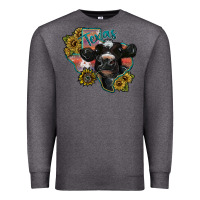 Charcoal Heather texas Premium Sweatshirt - SublimationCraftShop