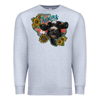 Heather Grey texas Premium Sweatshirt - SublimationCraftShop