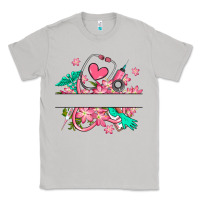 Moon Dust nurse flowers custom name design Classic Tee - RanaPortraitStore
