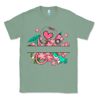 Sage nurse flowers custom name design Classic Tee - RanaPortraitStore