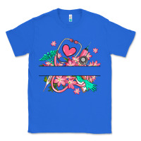 True Royal nurse flowers custom name design Classic Tee - RanaPortraitStore