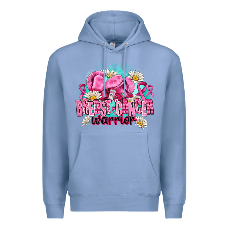 Breast Cancer Warrior Premium Hoodie by AdoDesignShop | Teevron