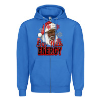 True Royal big nick energy afro santa Zipper Hoodie - RanaPortraitStore