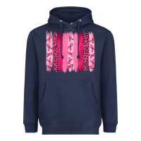 Navy breast aweraness brushstrokes Heavyweight Hoodie - RanaPortraitStore
